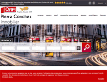 Tablet Screenshot of immobilier-pau.net